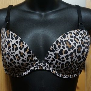 Victoria Secret PINK Leopard Print Sweetheart Demi